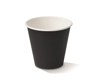 "8OZ 90MM ULTRA SINGLE WALL PE PAPER CUP BLACK"